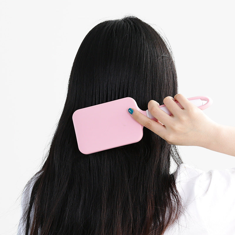 Household Curling Brush With Inner Buckle Shape Hairdressing Cylinder Roller Brush