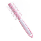 Household Curling Brush With Inner Buckle Shape Hairdressing Cylinder Roller Brush