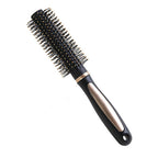 Household Curling Brush With Inner Buckle Shape Hairdressing Cylinder Roller Brush