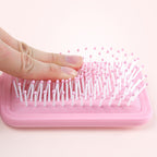 Household Curling Brush With Inner Buckle Shape Hairdressing Cylinder Roller Brush