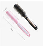Household Curling Brush With Inner Buckle Shape Hairdressing Cylinder Roller Brush