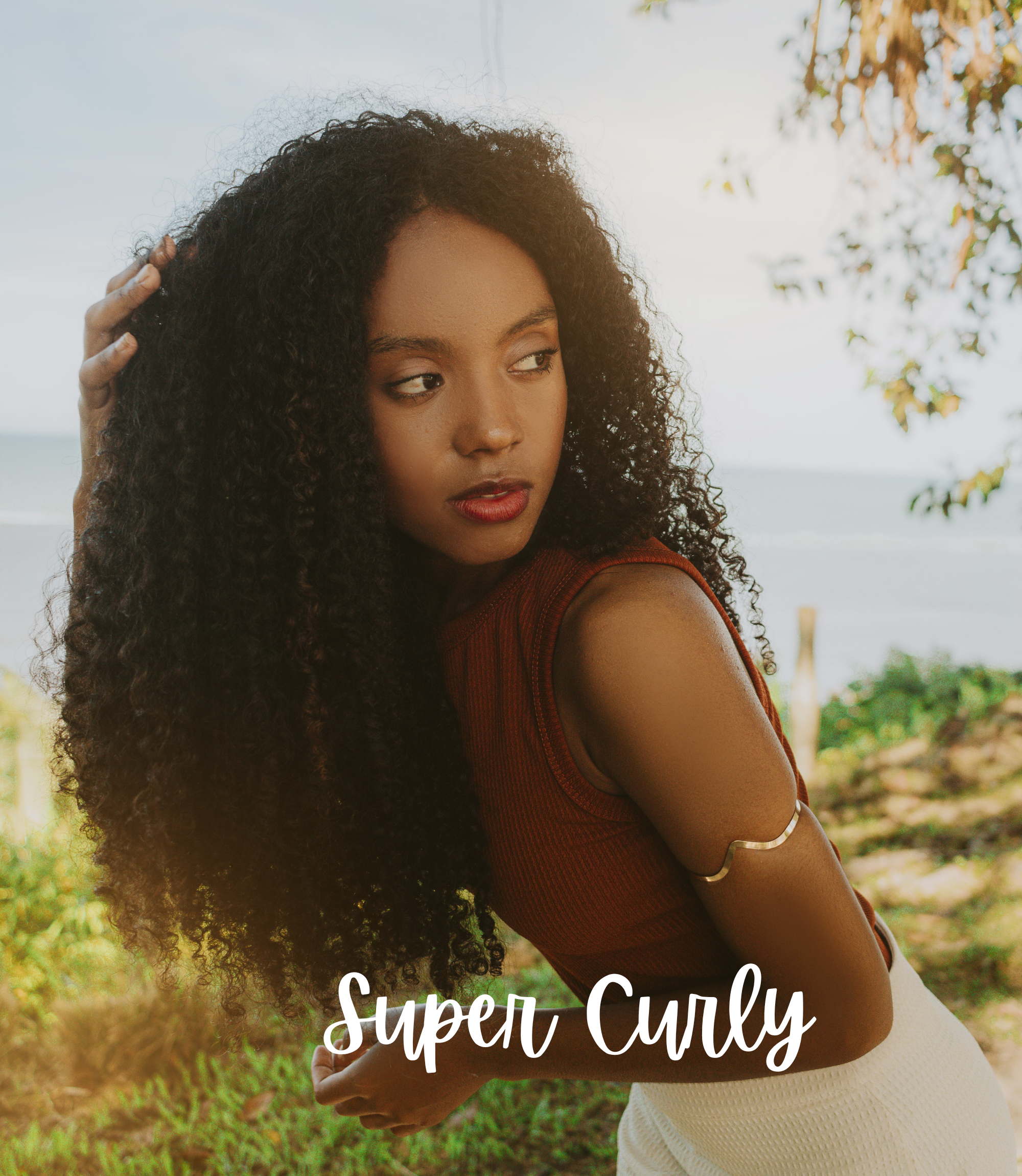 Curly Silicone Skin Medical Wig