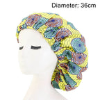 Oversized African Print Double Sleeping Hat (Bonnet)