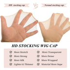 HD WIG CAP Universal Skin Color High Elasticity Ultra Clear WIG Hair net