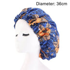Oversized African Print Double Sleeping Hat (Bonnet)