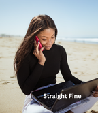 Straight Fine Human Hair with Mono Natural Base Medical Wig