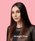 Straight Fine Human Hair with Mono Natural Base Medical Wig