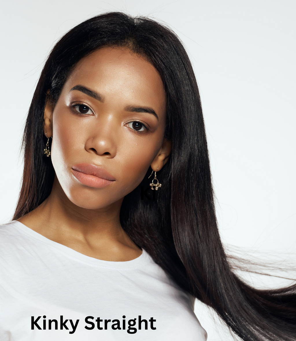 Kinky Straight Virgin Human Hair Natural Skin HD Polyurethane Medical Wig