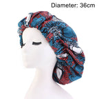 Oversized African Print Double Sleeping Hat (Bonnet)