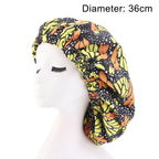 Oversized African Print Double Sleeping Hat (Bonnet)