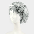 Silk Bonnet For Sleeping Women Satin Bonnet Double Layer Satin Lined Hair Bonnet With Tie Band Curly Hair